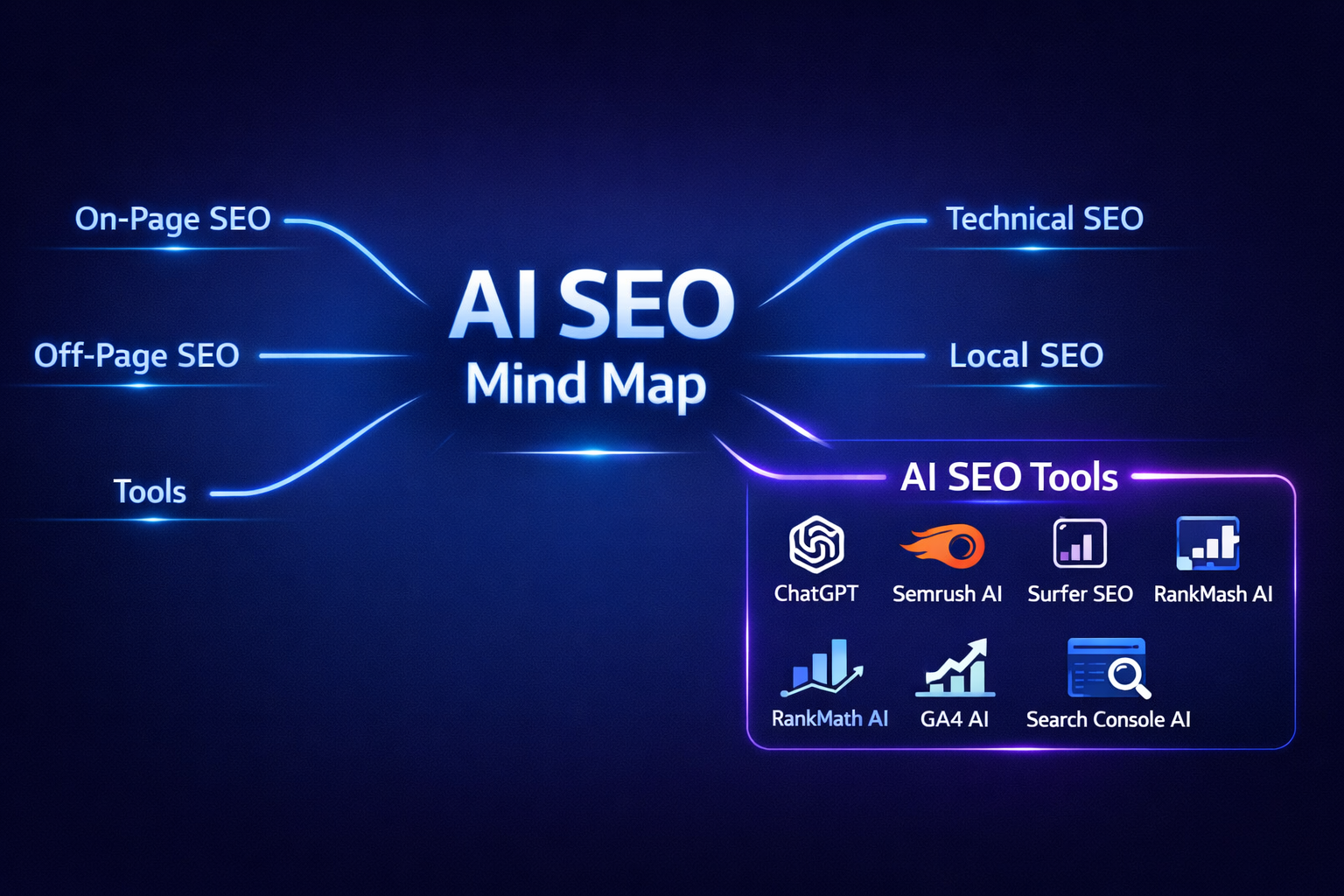 AI SEO Mind Map