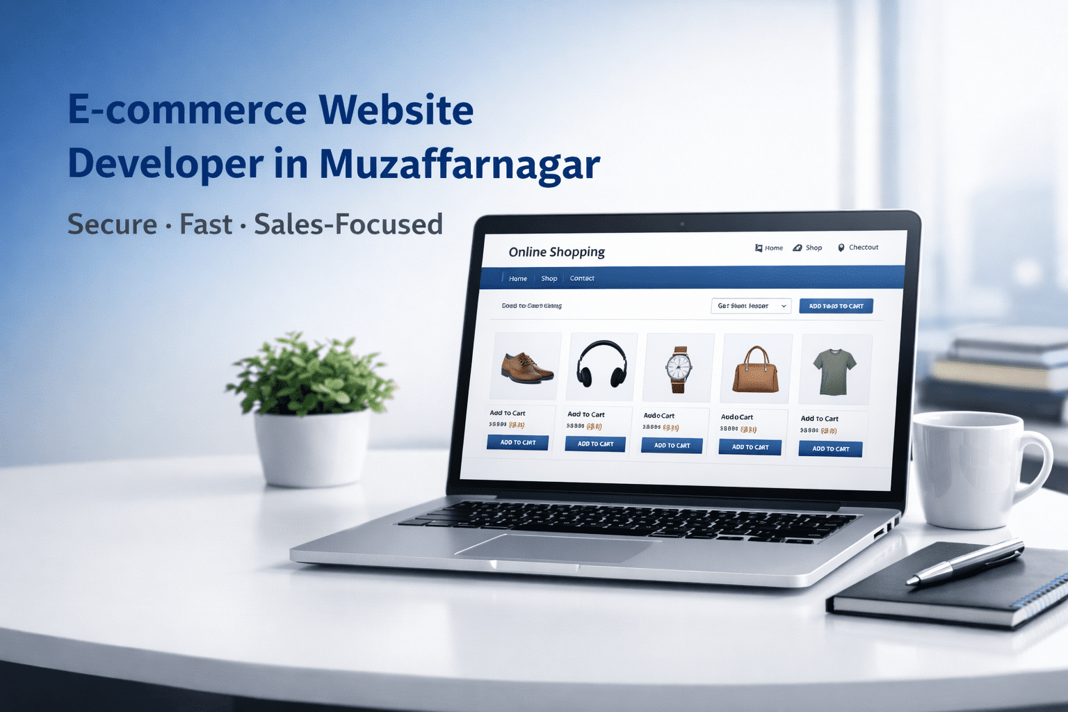 E-commerce Website Developer in Muzaffarnagar